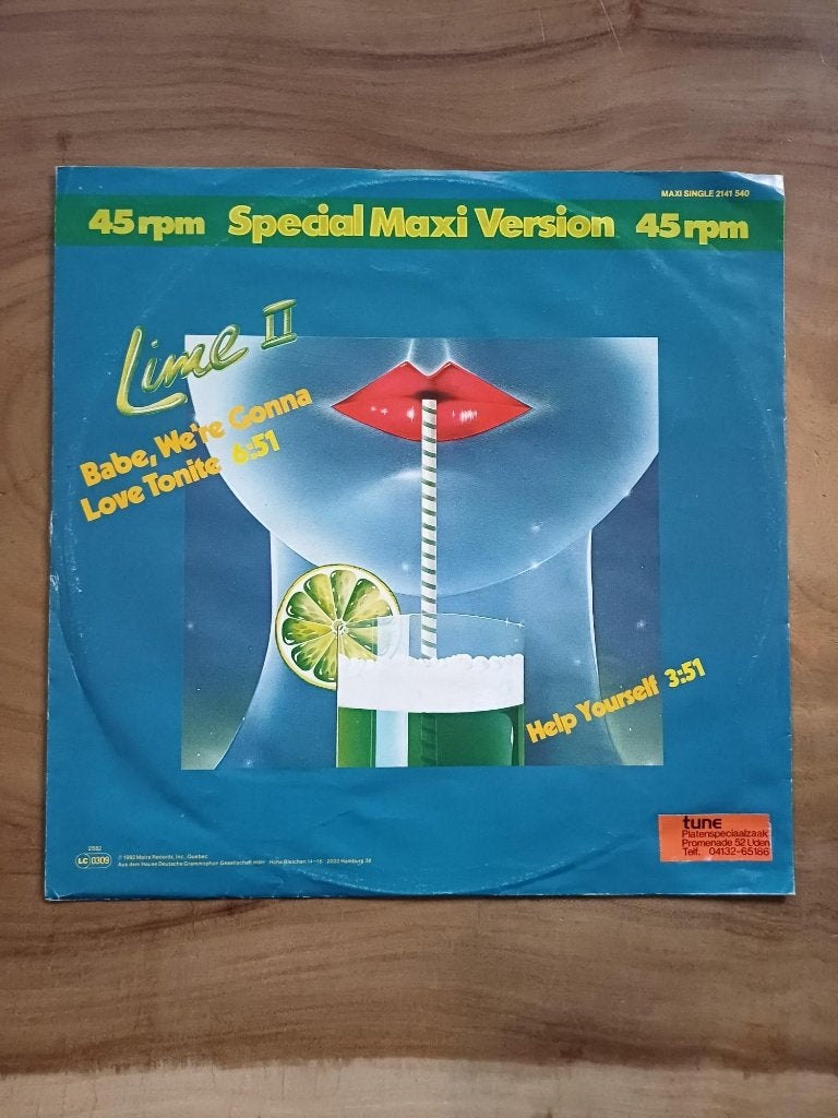 Lime - Babe, we're gonna Love Tonite - Vinyl, Ophalen of Verzenden, Zo goed als nieuw, 12 inch