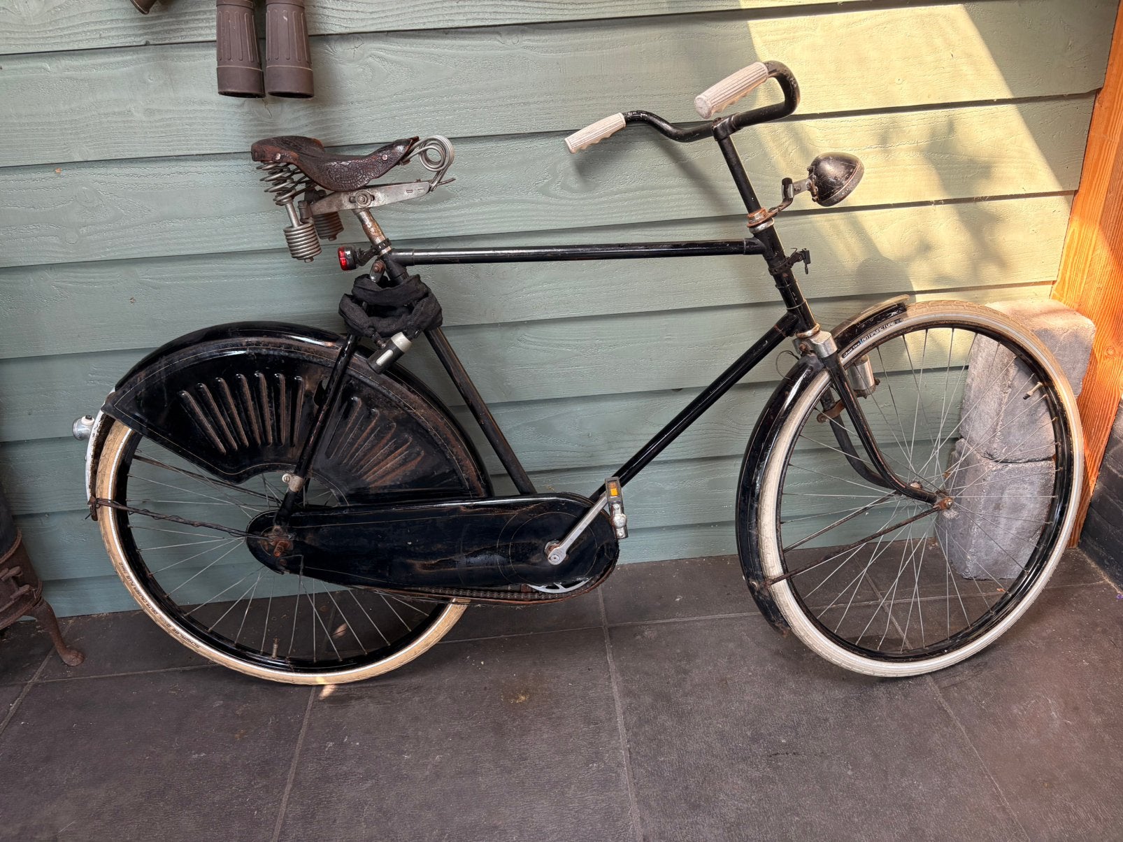 Herenfiets (oudewets/oldtimer), Ophalen