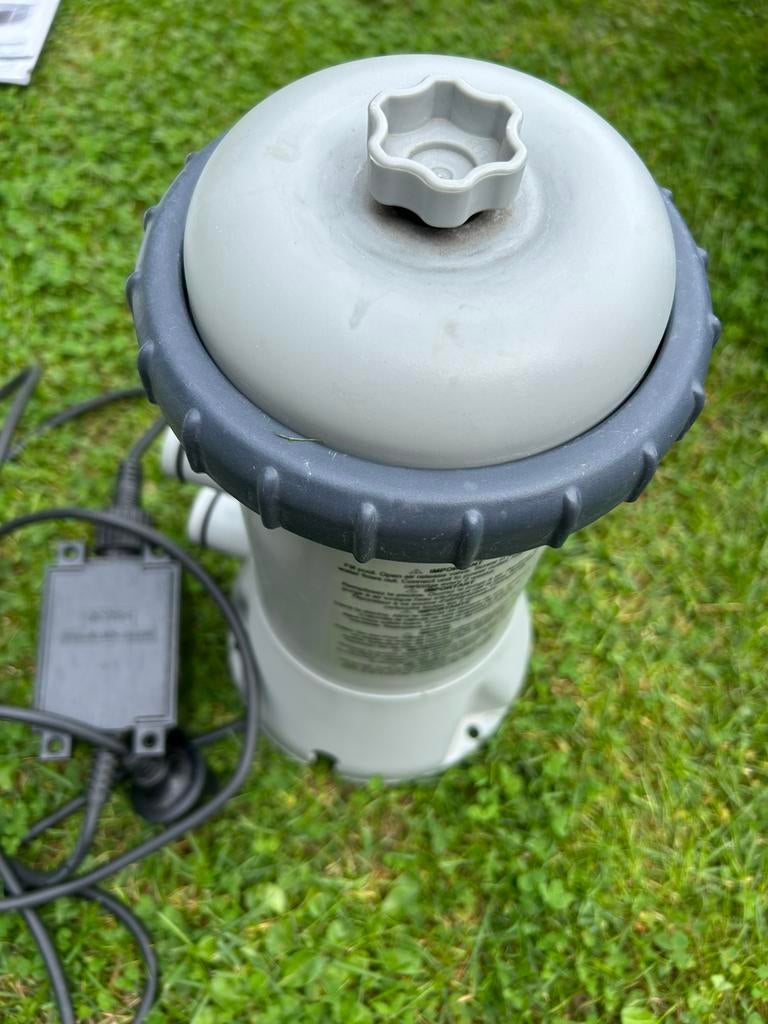 Krystal clear filterpomp en toebehoren (Intex), Tuin en Terras, Zwembad-toebehoren, Ophalen, Gebruikt, Filter