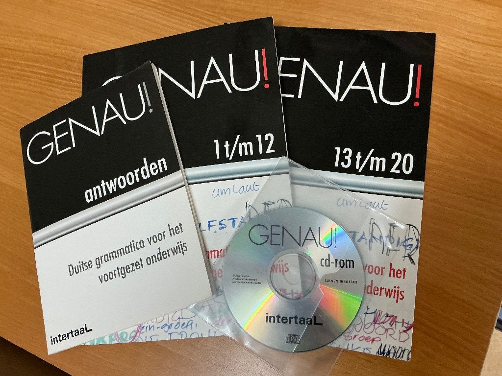 GENAU! Duitse grammatica voor het voortgezet onderwijs, Ophalen of Verzenden, Zo goed als nieuw, Intertaal, Alpha