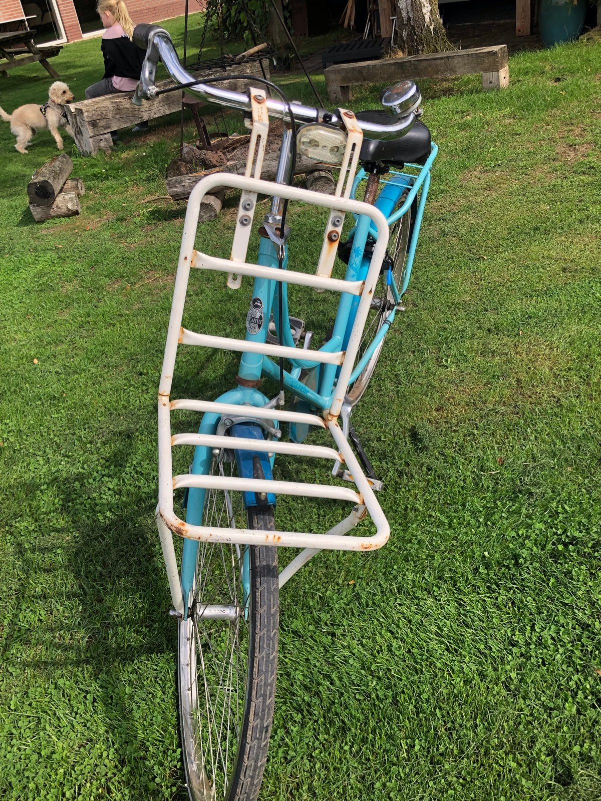 Transportfiets met voordrager, oma fiets 26 inch Gazelle, Ophalen, Gebruikt, Overige merken