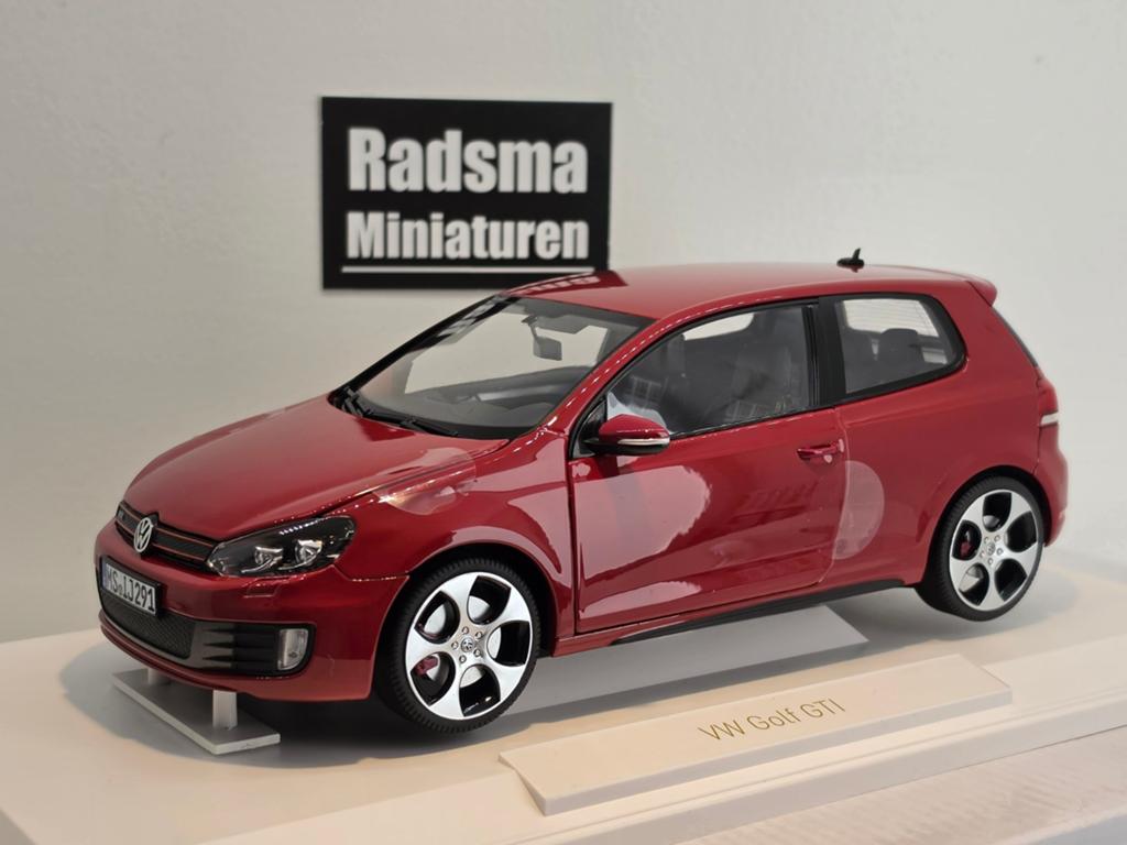 Volkswagen Golf Mk6 GTI - Rood - 1:18 Norev, Hobby en Vrije tijd, Modelauto's | 1:18, Auto, Nieuw, Norev, Ophalen of Verzenden
