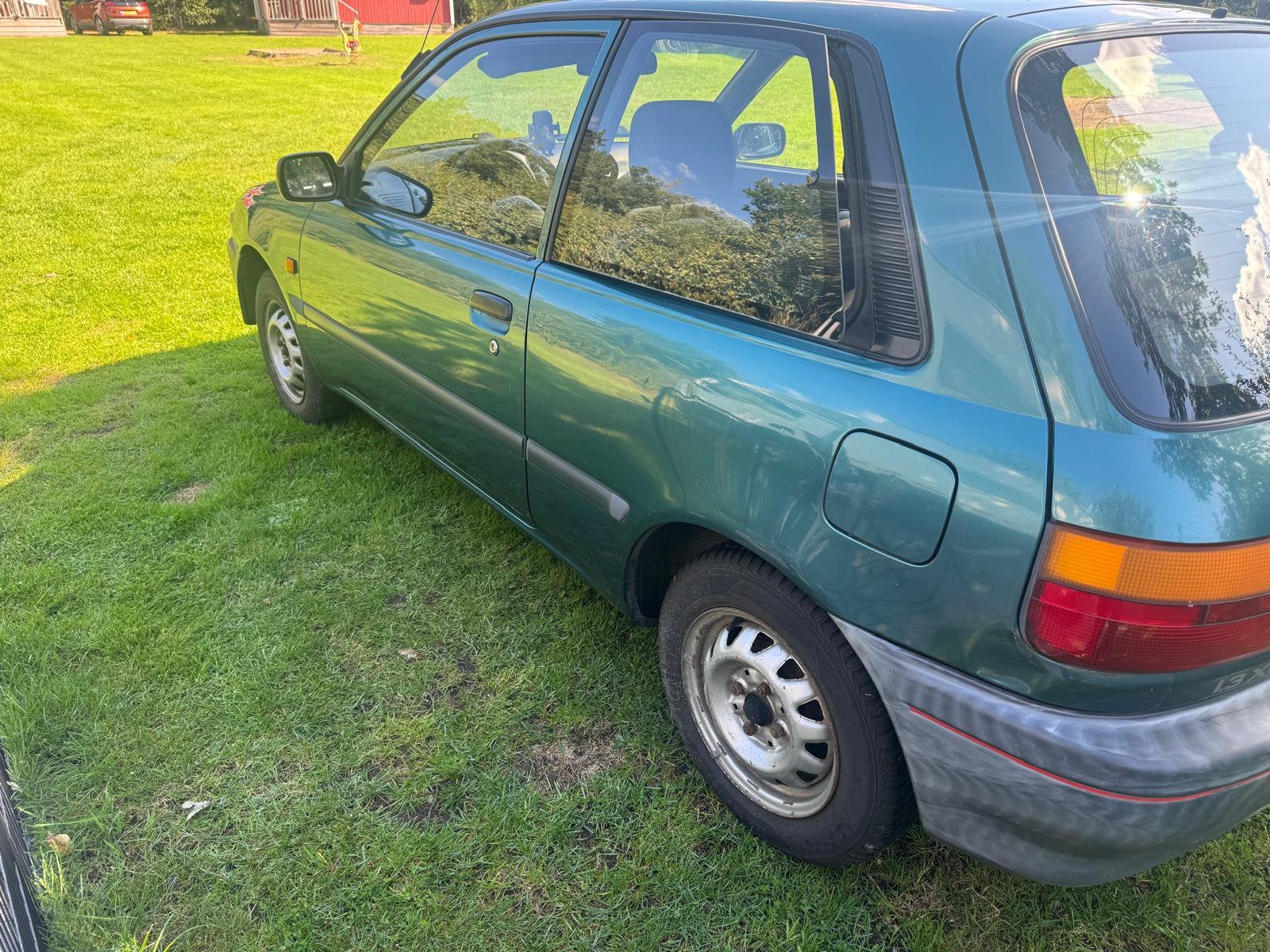 Toyota Starlet 1993 Groen, 1296 cc, 74 pk, Geïmporteerd, 780 kg