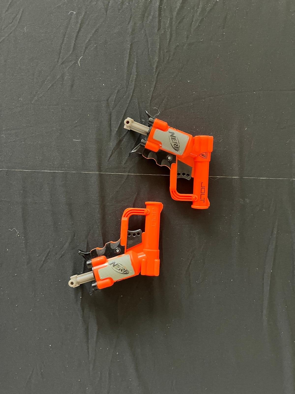 Nerf Jolt Pistooltjes - Set van 2, Ophalen of Verzenden, Gebruikt