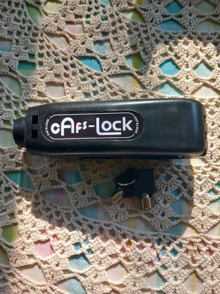 Cafs-Lock motorslot met 2 sleutels, Ophalen of Verzenden