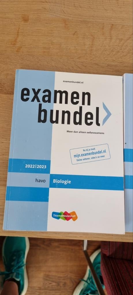 Examenbundel & Samengevat Biologie HAVO 2022/2023, Biologie, Ophalen of Verzenden, Zo goed als nieuw, HAVO