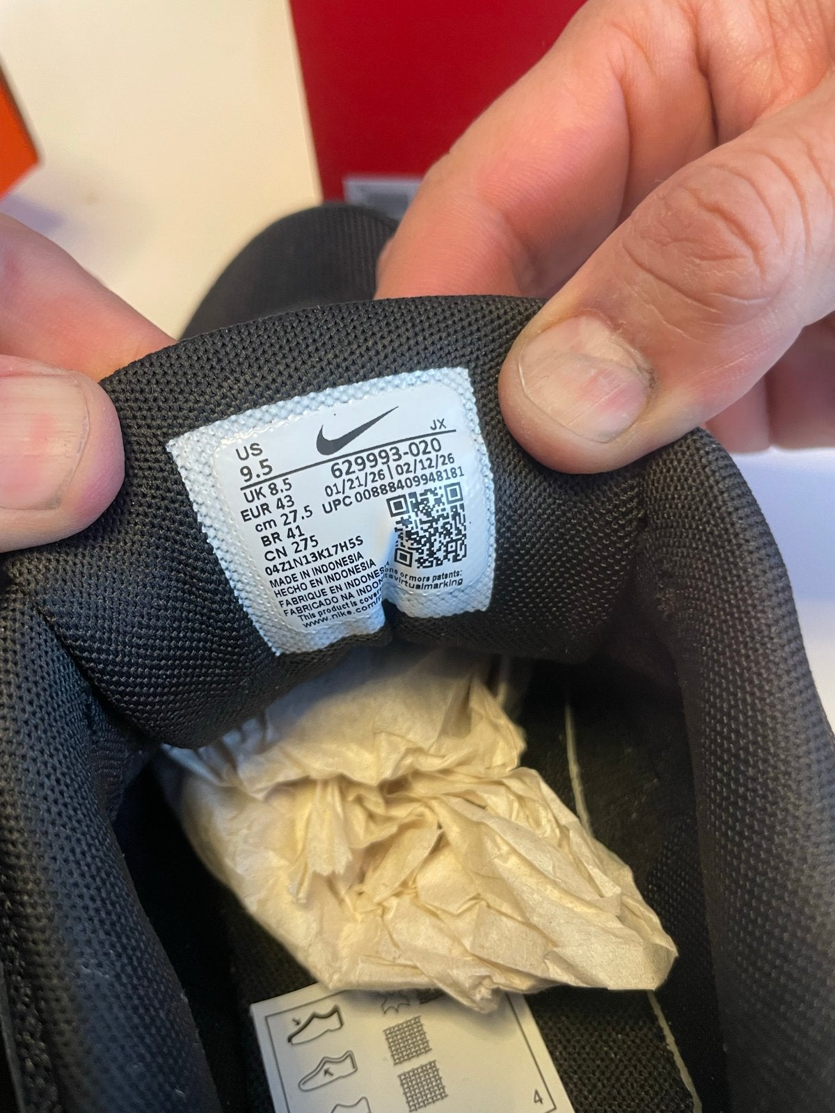Nike Air Max Command Zwart - Maat 43, Ophalen of Verzenden, Nieuw, Zwart, Sneakers of Gympen