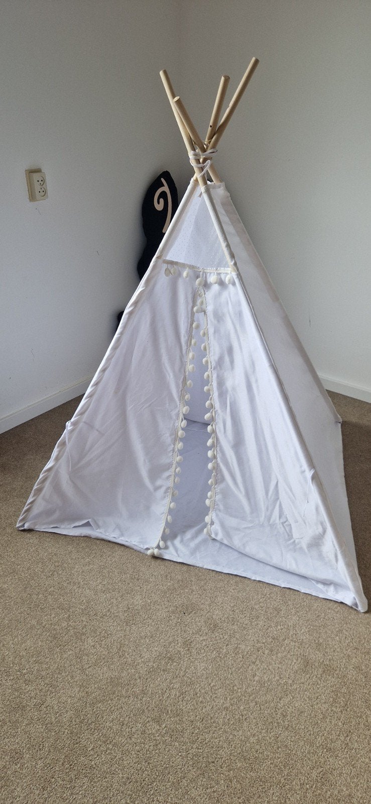 Witte Tipi Tent voor Kinderen - Speeltent, Ophalen, Gebruikt