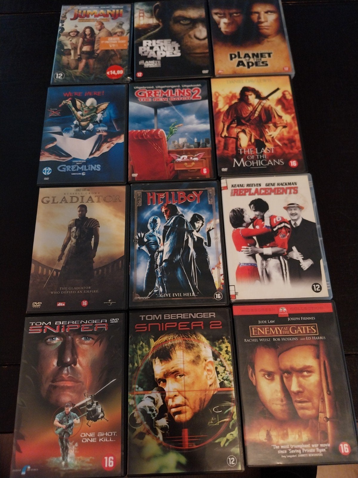 Diverse DVD Collectie: Actie, Avontuur en Meer!, Vanaf 16 jaar, Ophalen of Verzenden, Gebruikt, Engels