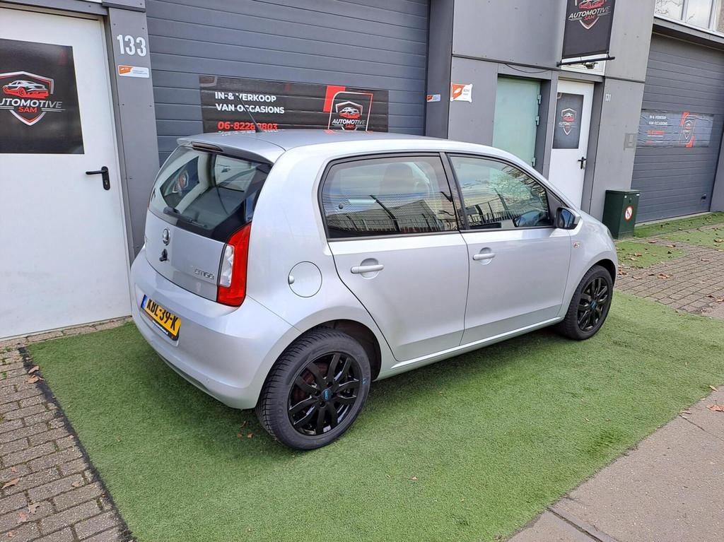 Skoda Citigo 1.0 Arctic Air 5DRS 2014 Automaat Airco Navi, Auto's, Skoda, Gebruikt, Bedrijf, Grijs, 999 cc