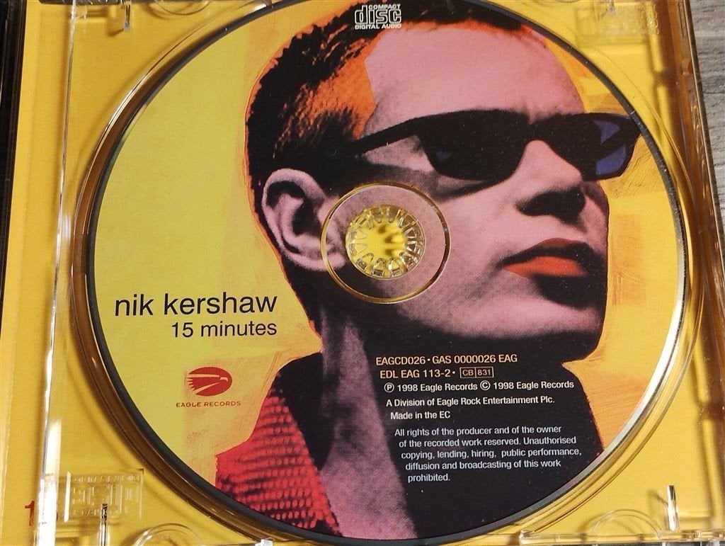 Nik Kershaw ‎- 15 Minutes, Ophalen of Verzenden, Zo goed als nieuw