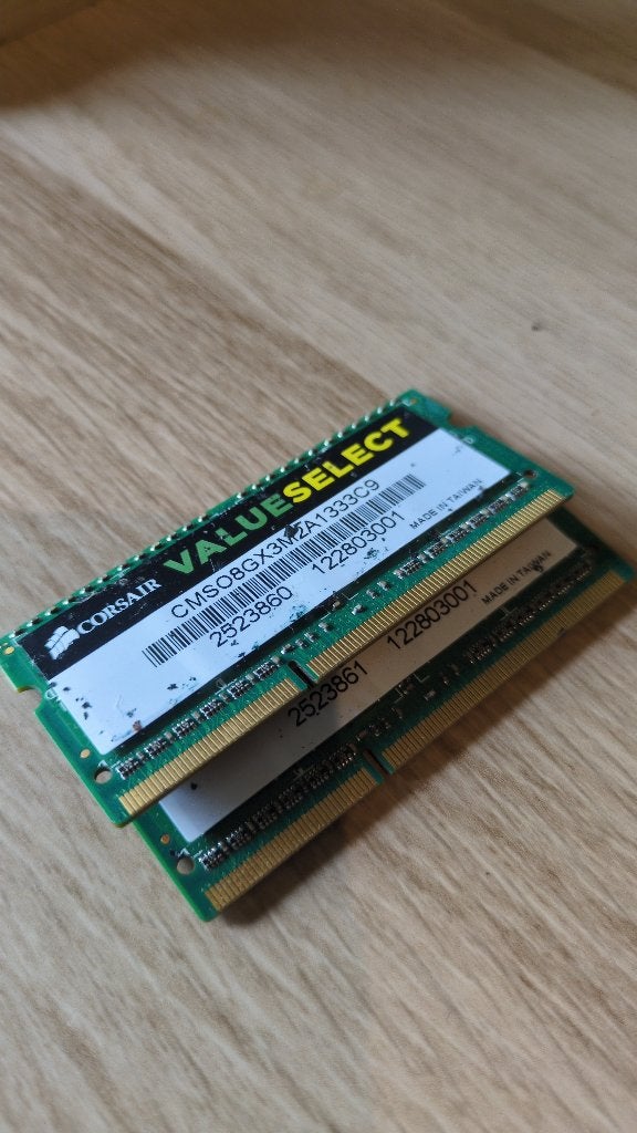 8GB (2x4GB) DDR3 SODIMM (o.a. Mac Mini), Computers en Software, 8 GB, DDR3, Ophalen of Verzenden, Zo goed als nieuw