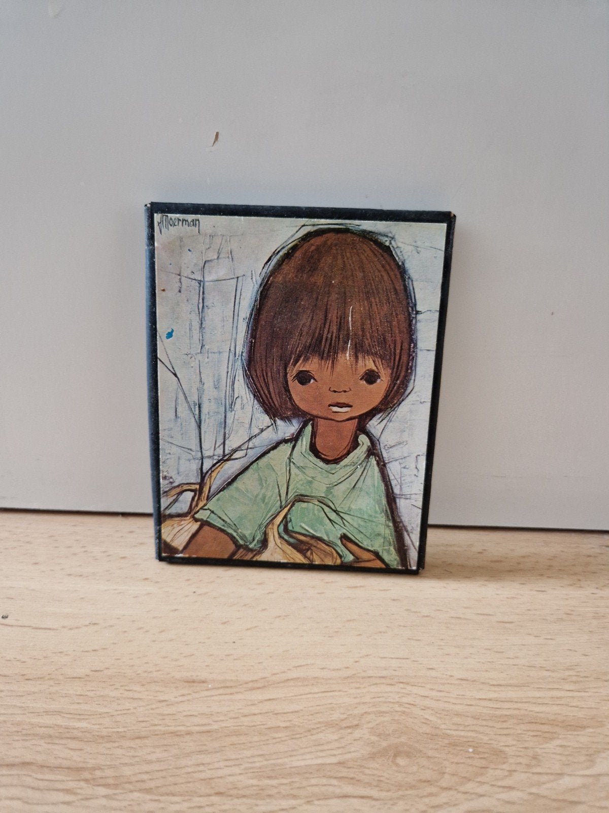 print moerman wanddecoratie jaklien vintage retro prent, Huis en Inrichting, Ophalen of Verzenden, Zo goed als nieuw, Minder dan 50 cm