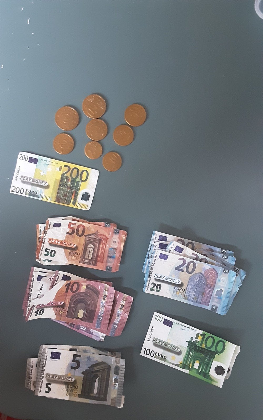 Speelgeld set: biljetten en munten voor kinderen, Kinderen en Baby's, Speelgoed | Overig, Ophalen of Verzenden, Gebruikt, Jongen of Meisje
