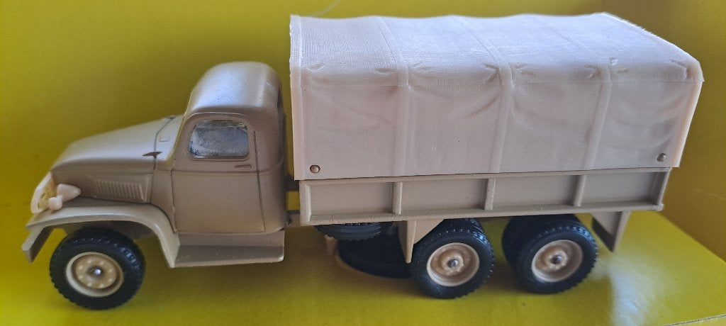 GMC cckw 353 gesloten cabine beige, Ophalen of Verzenden, Nieuw, Bus of Vrachtwagen, Solido