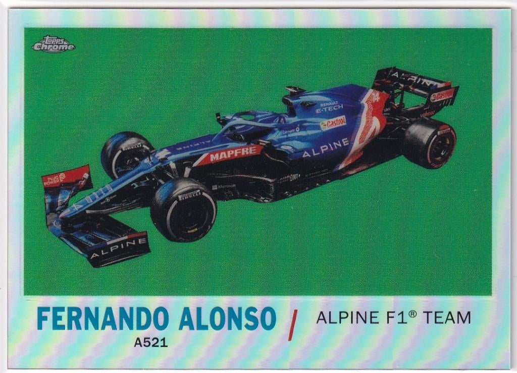 Fernando Alonso 1961 Refractor #T61-FA, Verzenden, Nieuw, Formule 1