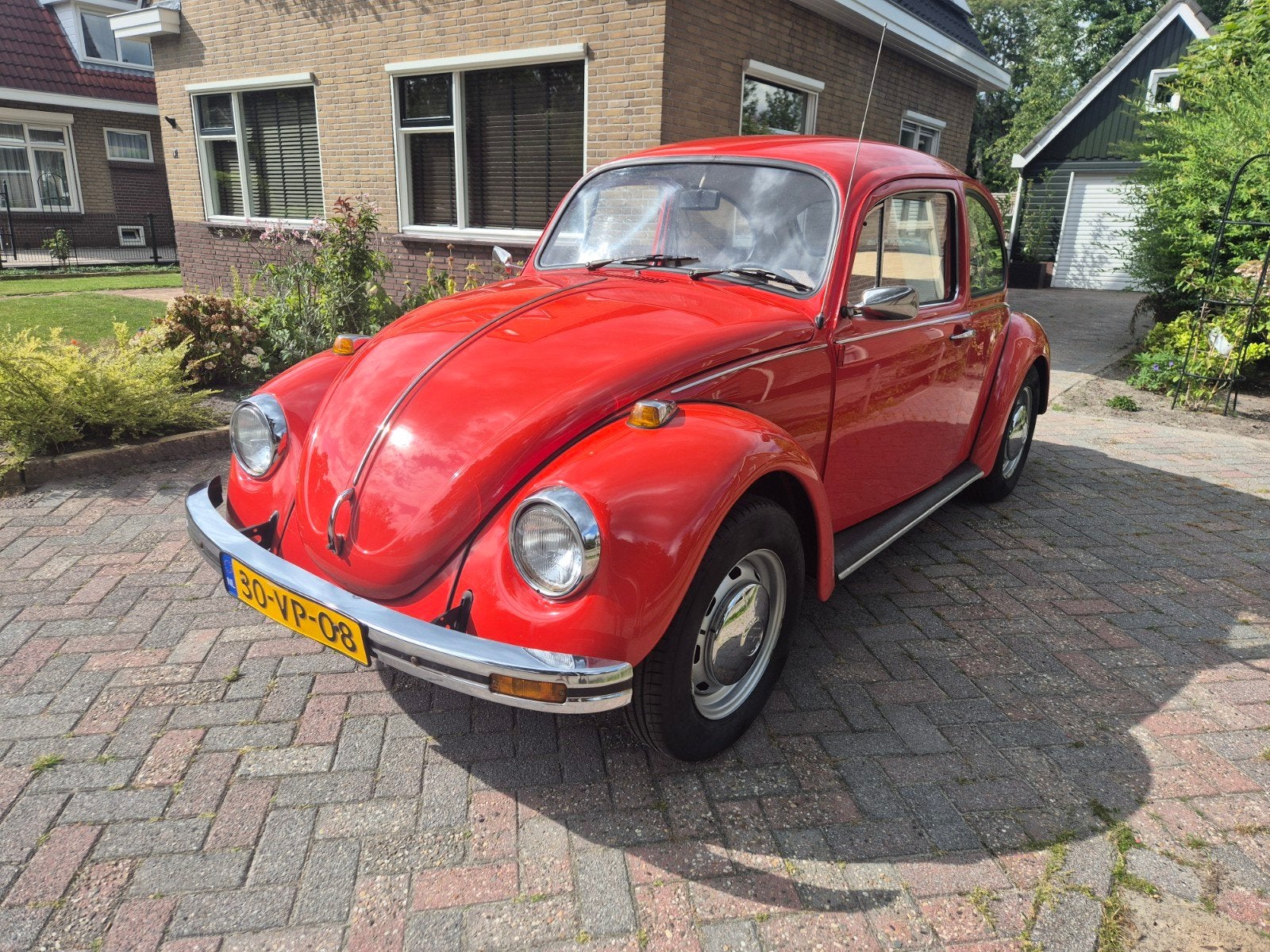 Volkswagen kever 1200 Rood 1978 Beetle, Auto's, Beetle (Kever), 4 cilinders, Origineel Nederlands, Handgeschakeld