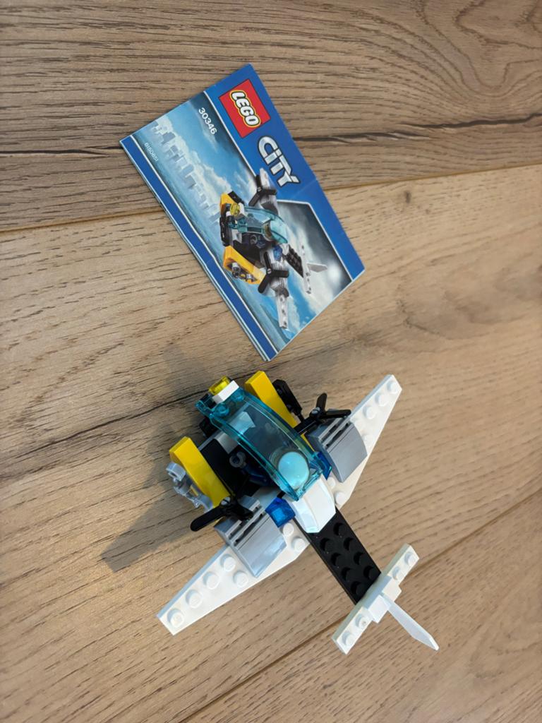 10- lego city vliegtuig 30346, Lego, Ophalen of Verzenden, Complete set, City