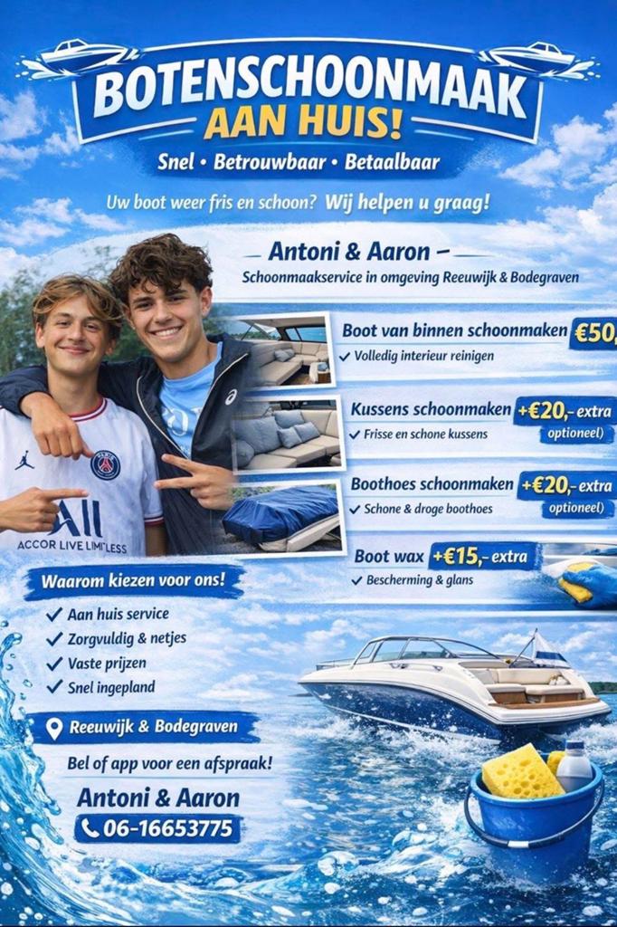 Botenschoonmaak, Ophalen of Verzenden