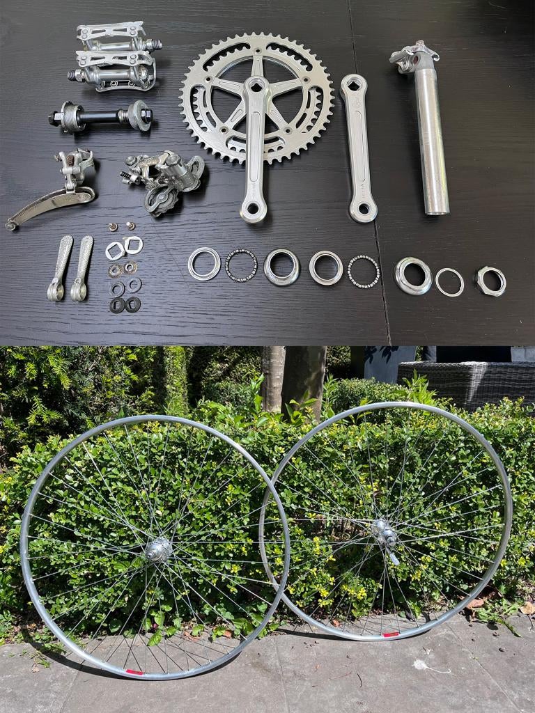 Campagnolo Nuovo Gran Sport groep COMPLEET met wielen, Ophalen of Verzenden, Gebruikt