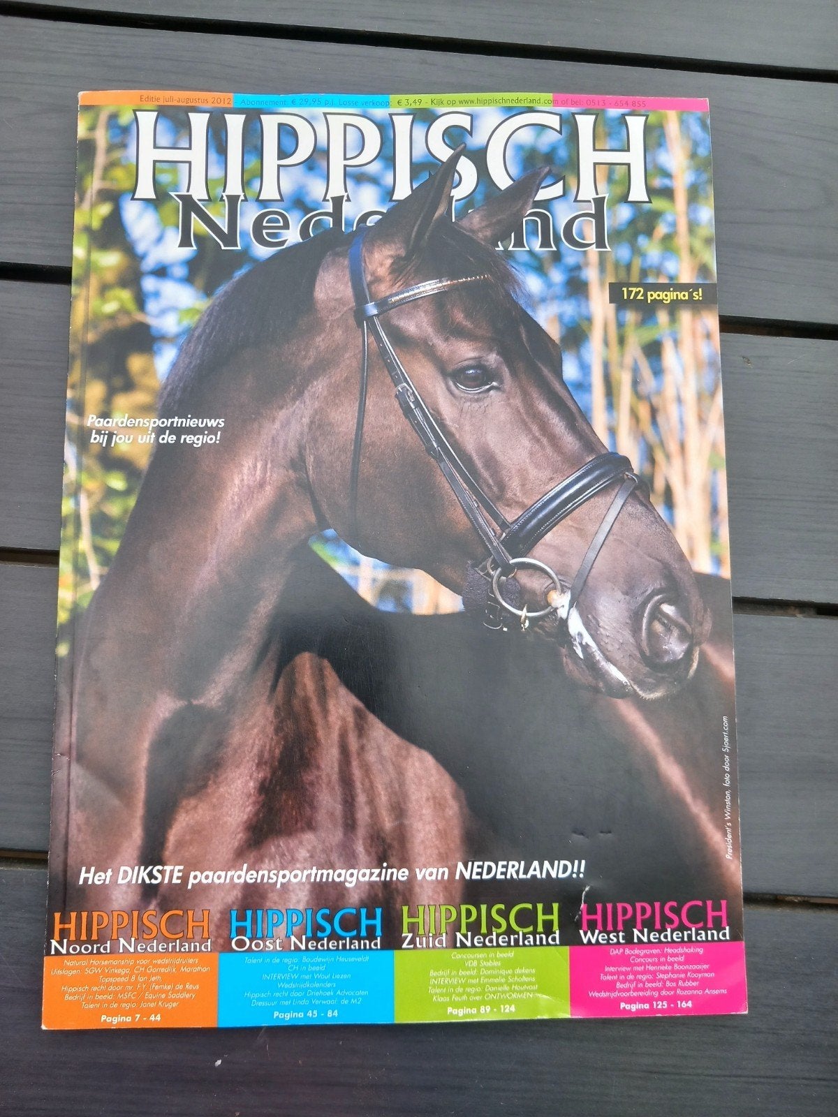 Hippisch Nederland Magazine - Juli-Augustus 2012, Ophalen of Verzenden, Zo goed als nieuw, Overige typen