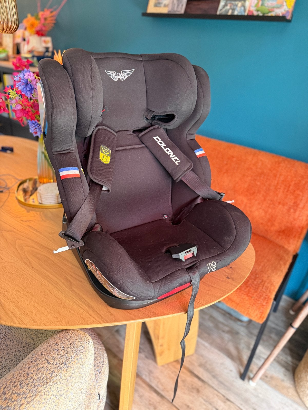 Cangaroo Colonel 360 Draaibare Autostoel, Zo goed als nieuw, Ophalen, Overige merken, Verstelbare rugleuning