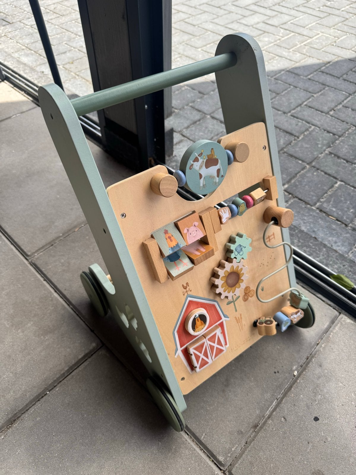 Houten loopwagen met activiteitenpaneel, Ophalen, Gebruikt, Overige typen