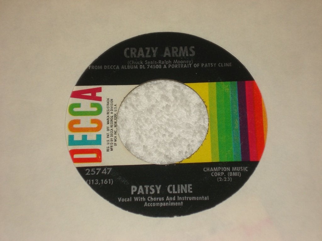 Patsy Cline     Crazy Arms     Usa  Orgineel, Originele persing, Ophalen of Verzenden, Zo goed als nieuw, Country en Western