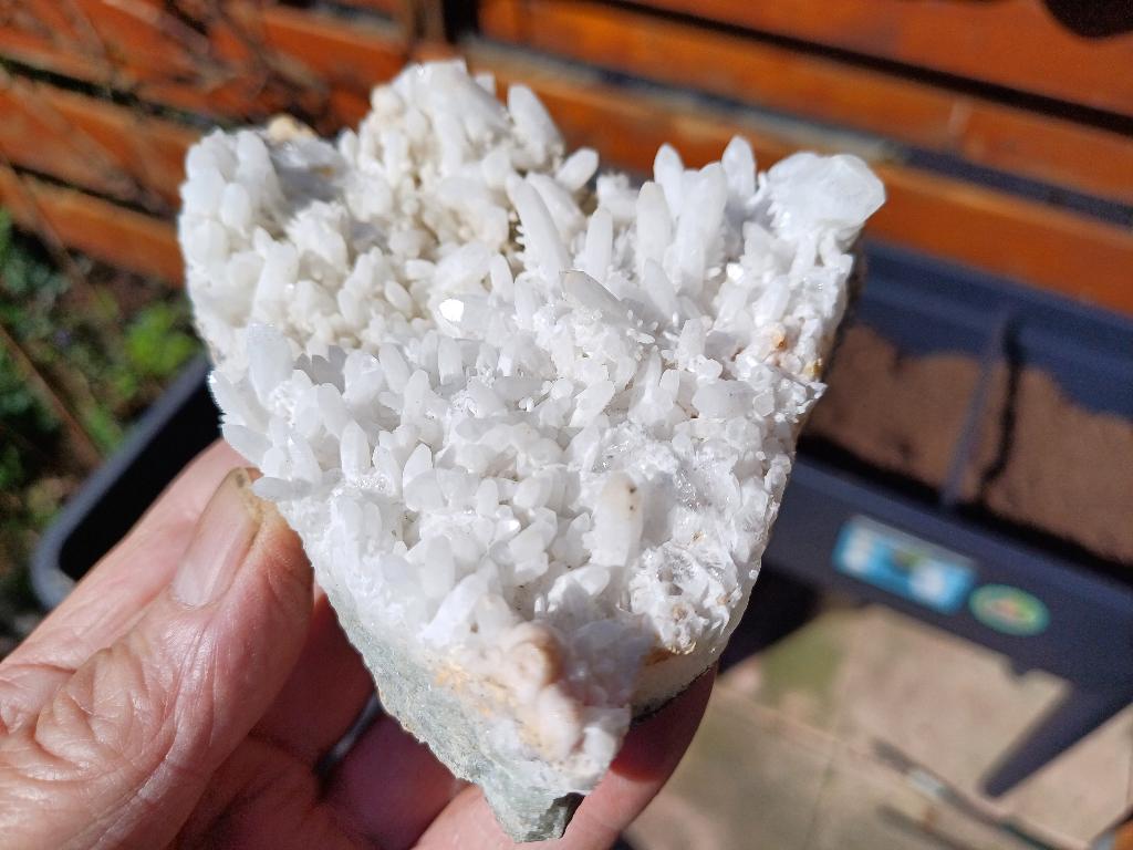 D47-03 Kwarts Krushevmine Madan Bulgarije #verzameling #coll, Verzamelen, Mineralen en Fossielen, Mineraal, Ophalen of Verzenden