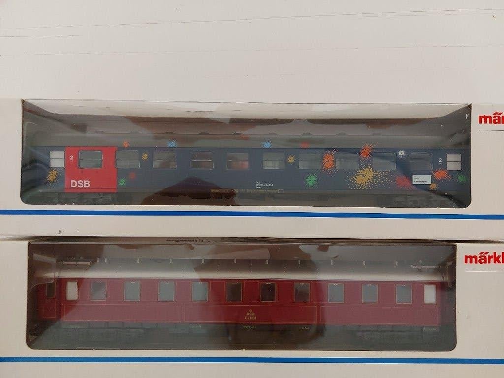 2 Marklin wagons Denemarken, Wisselstroom, Ophalen of Verzenden, Märklin, Nieuw
