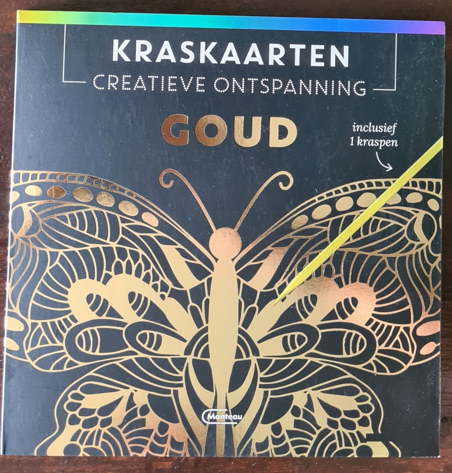 Krasboek Creatieve Ontspanning Goud - Nieuw, Ophalen of Verzenden