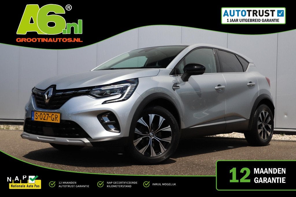 Renault Captur 1.0 TCe 90 techno Navigatie Achteruitrijcamer, Auto's, Voorwielaandrijving, Gebruikt, Euro 6, Met garantie (alle)