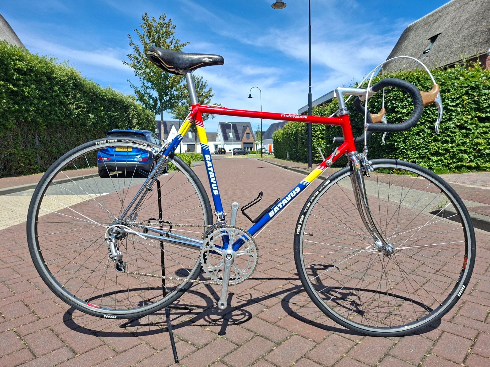 Batavus Professional in nieuwstaat geheel Campagnolo Record., Fietsen en Brommers, Fietsen | Racefietsen, Ophalen, 28 inch, Batavus