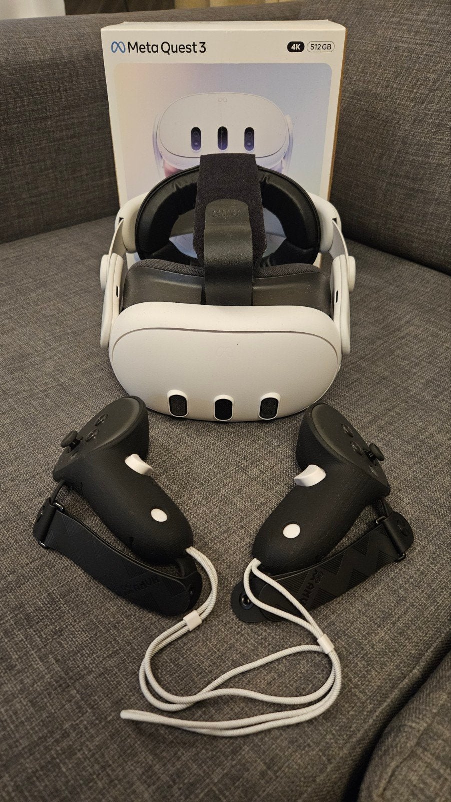 Meta Quest 3 512GB, Spelcomputers en Games, Virtual Reality, Ophalen, Zo goed als nieuw, VR-bril, Overige platformen