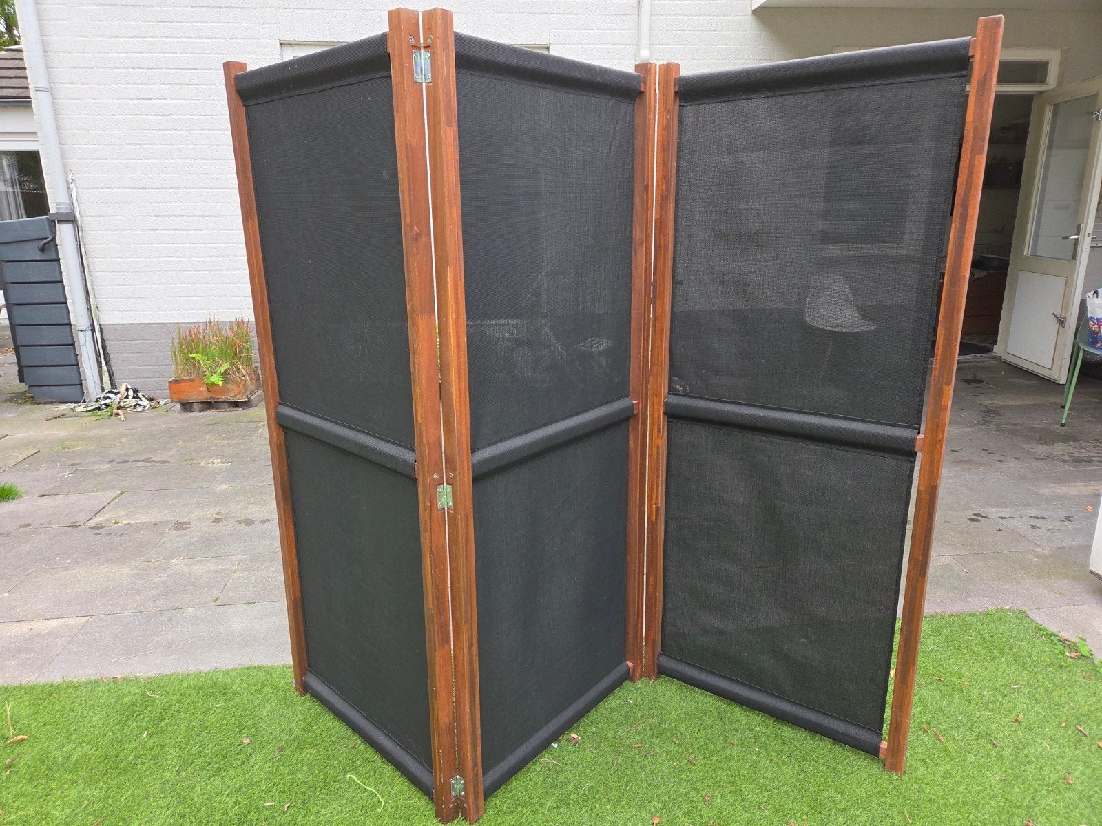 Roomdivider hout 3 delen, Ophalen, Gebruikt