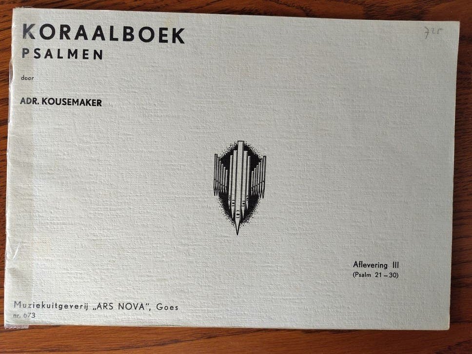 Koraalboek Psalmen - Afl III (Psalm 21-30) - Adr. Kous, Ophalen of Verzenden, Gelezen, Adr. Kousemaker, Christendom | Protestants
