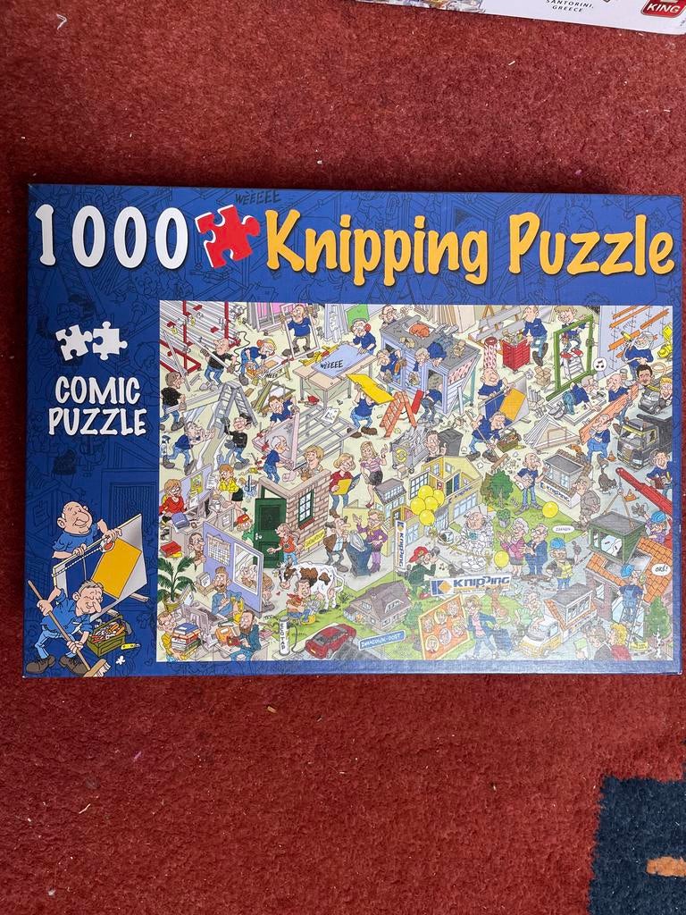 Knipping Comic Puzzel 1000 stukjes, Ophalen of Verzenden, 500 t/m 1500 stukjes, Gebruikt, Legpuzzel