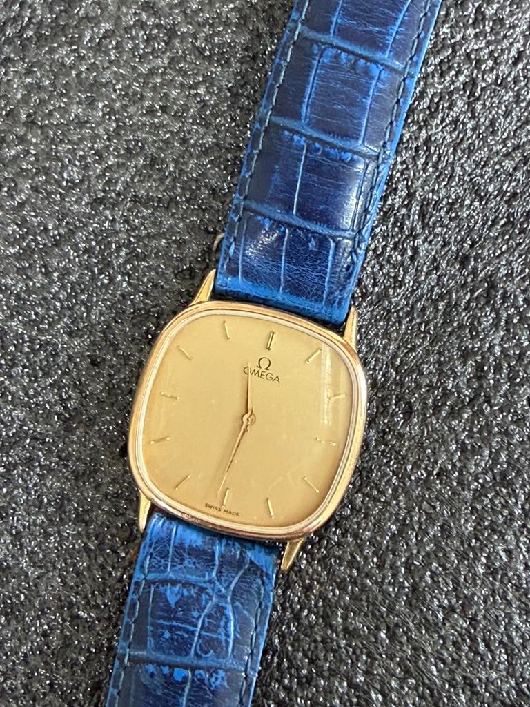 Omega De Ville, Sieraden, Tassen en Uiterlijk, Horloges | Heren, Ophalen, Gebruikt, Staal, Omega