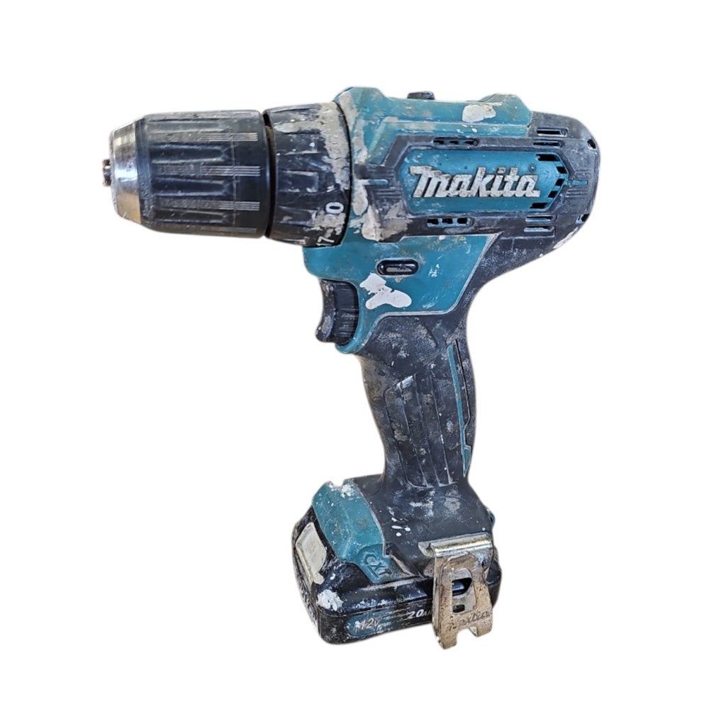 Makita DF333D 12V Boormachine Incl. 2.0Ah Accu, Makita, Zo goed als nieuw, Support@makita.com, Makita Corporation, 3-11-8, Sumiyoshi-cho, 
Anjo, Aichi 446-8502
Japan