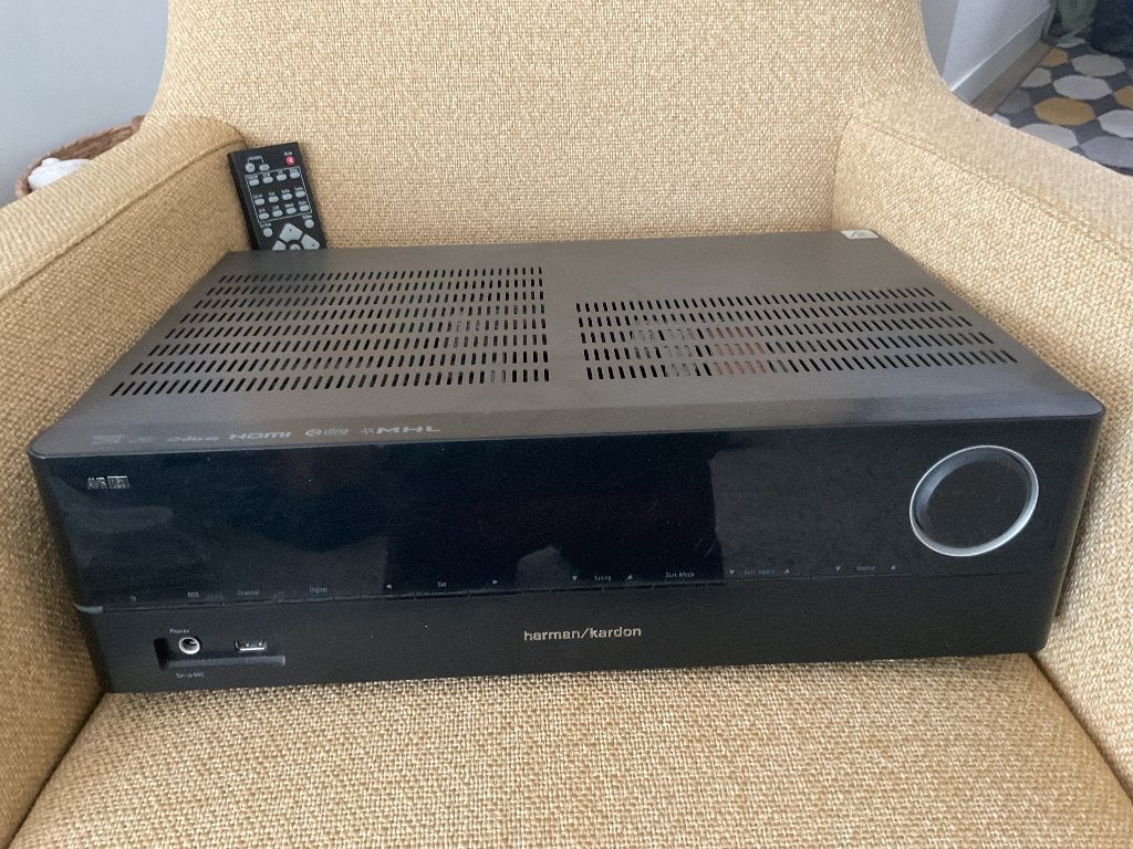 Harman Kardon versterker, Gebruikt, 60 tot 120 watt, Ophalen, Overige merken