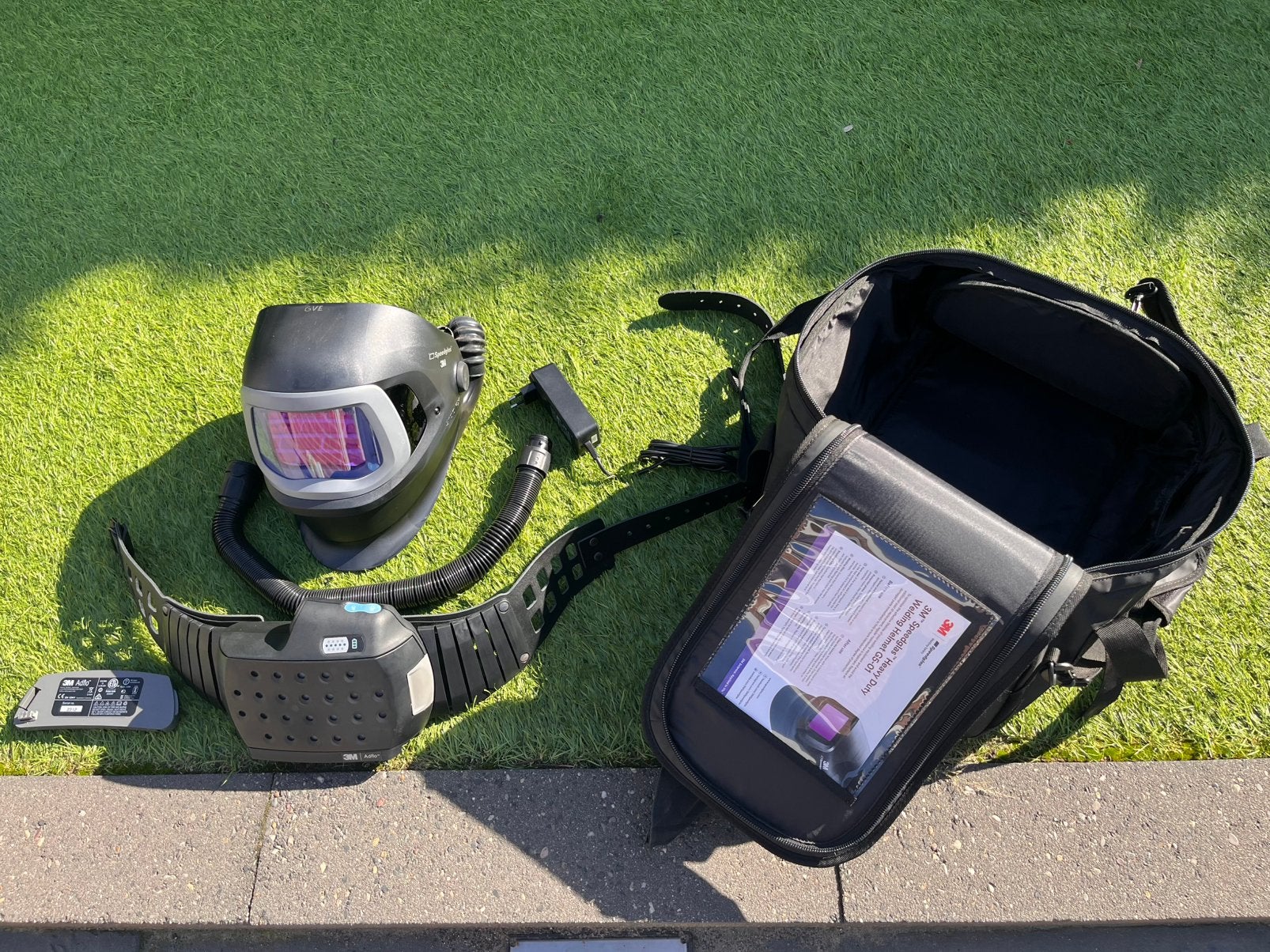 3M SPEEDGLAS HEAVY DUTY WELDINGHELMET G5-01, Doe-het-zelf en Verbouw, Laskappen, Ophalen, Zo goed als nieuw