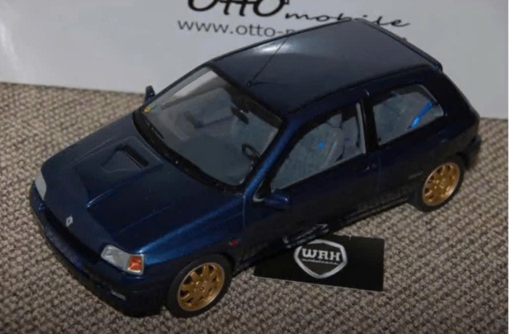 1:12 RENAULT CLIO WILLIAMS PHASE 1 blue Otto Mobile G071 WRH, Verzenden, Zo goed als nieuw, 1:9 t/m 1:12, Auto