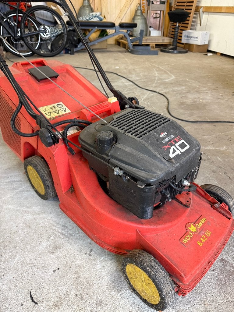 Wolf Garten grasmaaier benzine XTE 40, 6.42 Bi, Ophalen, Cirkelmaaier, 40 t/m 49 cm, Wolf Garten