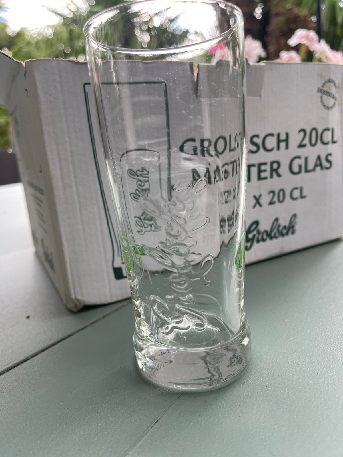 Grolsch Master bierglas 20cl meer dan 300 st, Ophalen, Zo goed als nieuw, Bierglas