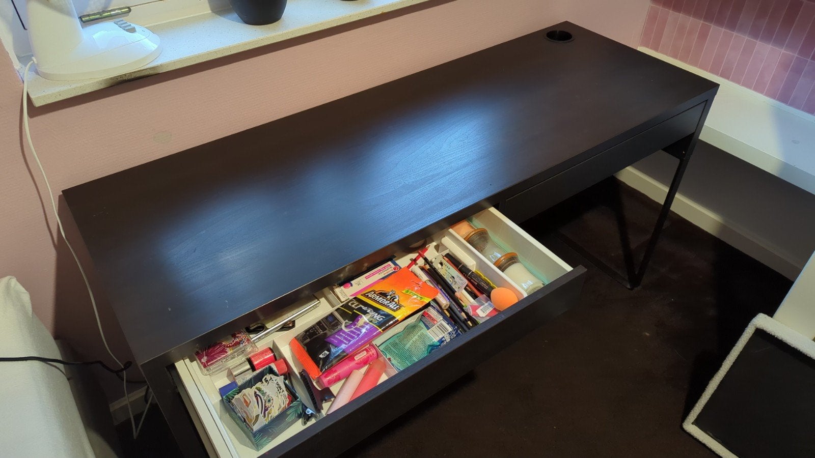 Micke Ikea bureaau, Huis en Inrichting, Ophalen, Gebruikt, 100 tot 150 cm, Minder dan 100 cm