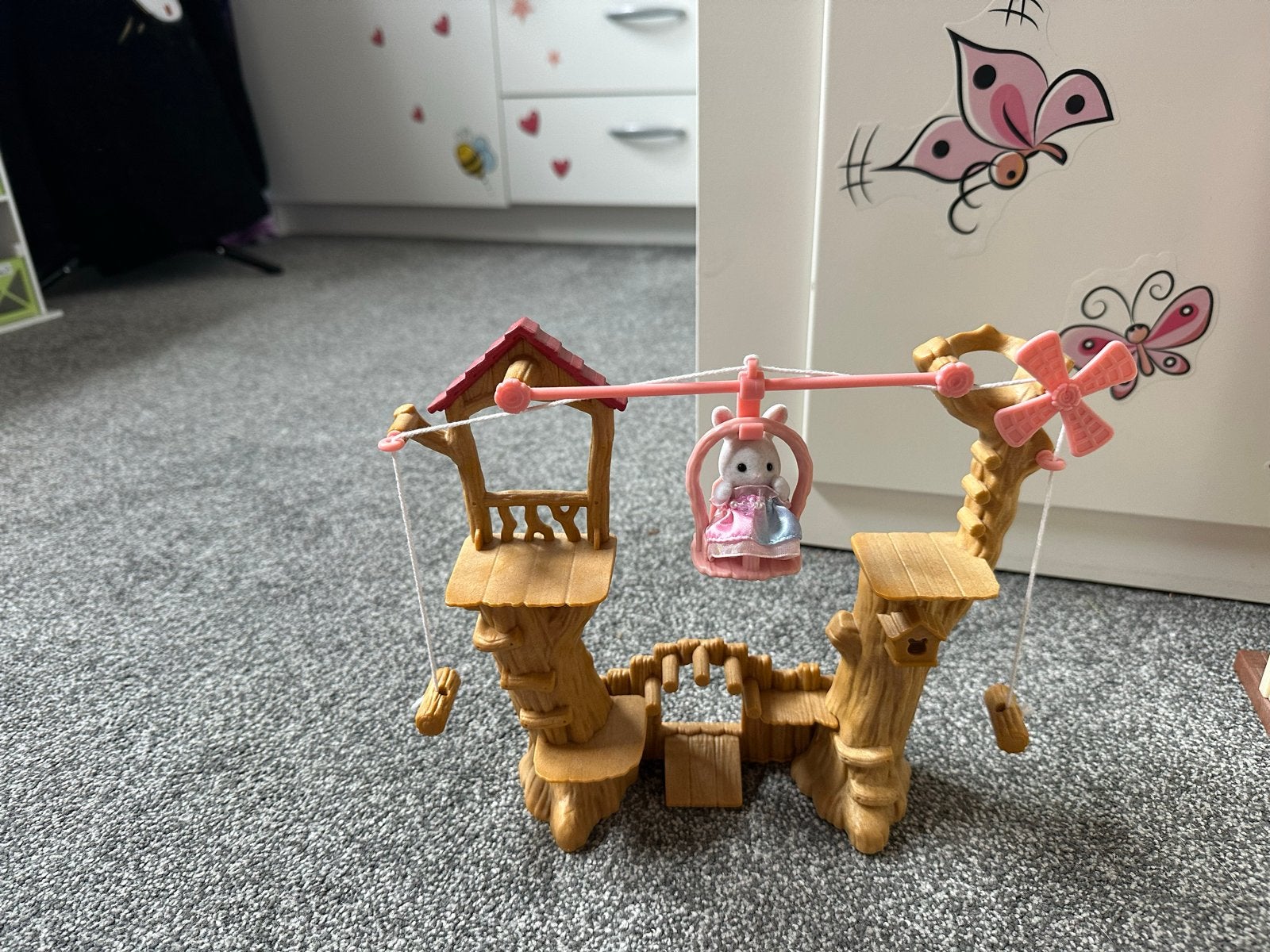 Grote Sylvanian Families set met poppenhuis en boomhut, Ophalen, Gebruikt, Poppenhuis