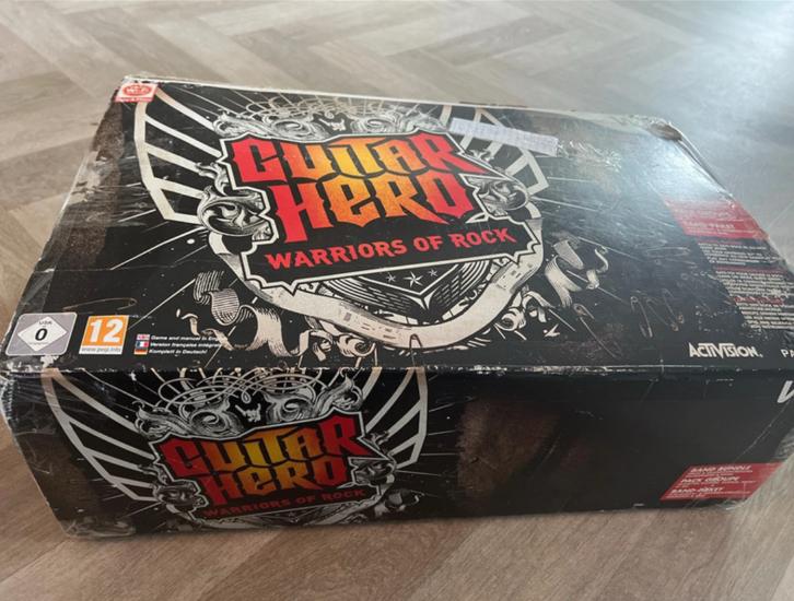 Guitar Hero set - gitaar + drumstel + microphoon voor de Wii, Spelcomputers en Games, Muziek, 1 speler, Ophalen of Verzenden, Zo goed als nieuw