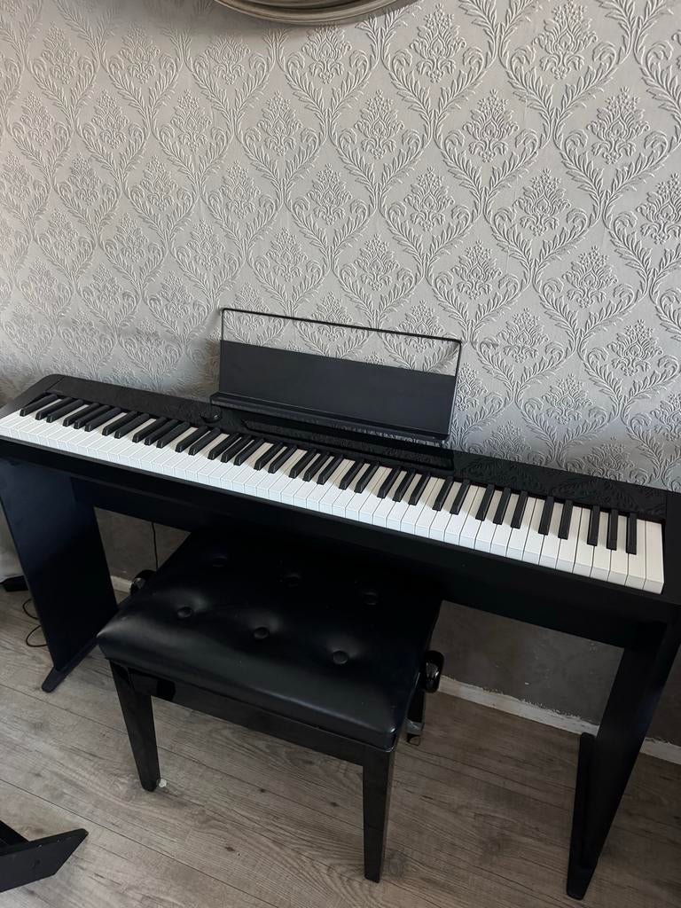 Casio Privia PX-S1000 BK Digitale Piano met Voetpedaal, Muziek en Instrumenten, Piano's, Ophalen, Zwart, Digitaal, Zo goed als nieuw