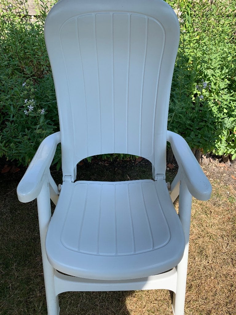 Tuinstoelen, Ophalen, Gebruikt, Kunststof, Verstelbaar