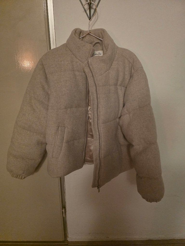 Jas, Kleding | Dames, Beige, Maat 42/44 (L), Nieuw, Ophalen of Verzenden